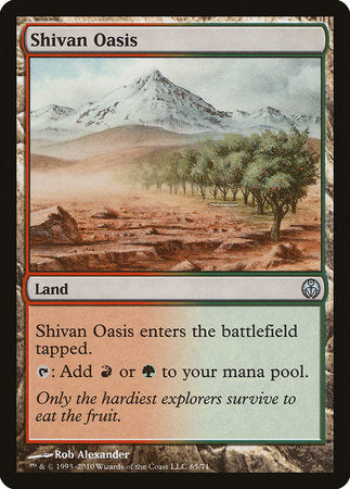 Shivan Oasis [Duel Decks: Phyrexia vs. the Coalition] | Tabernacle Games