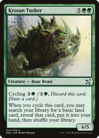 Krosan Tusker [Duel Decks: Elves vs. Inventors] | Tabernacle Games