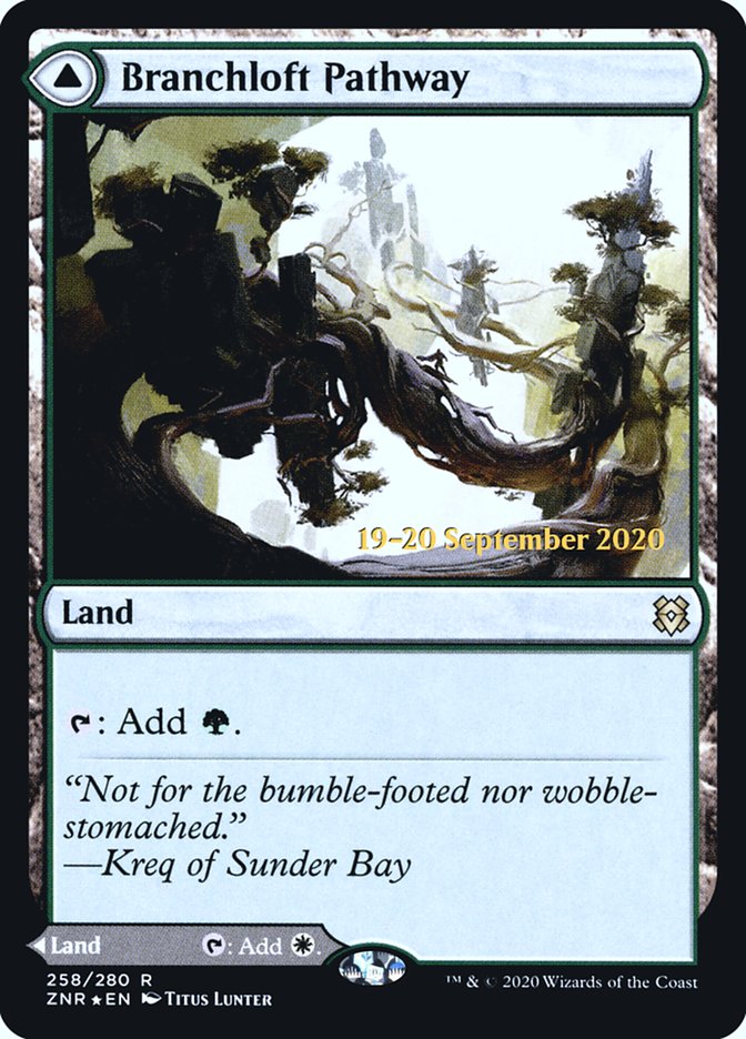 Branchloft Pathway // Boulderloft Pathway  [Zendikar Rising Prerelease Promos] | Tabernacle Games