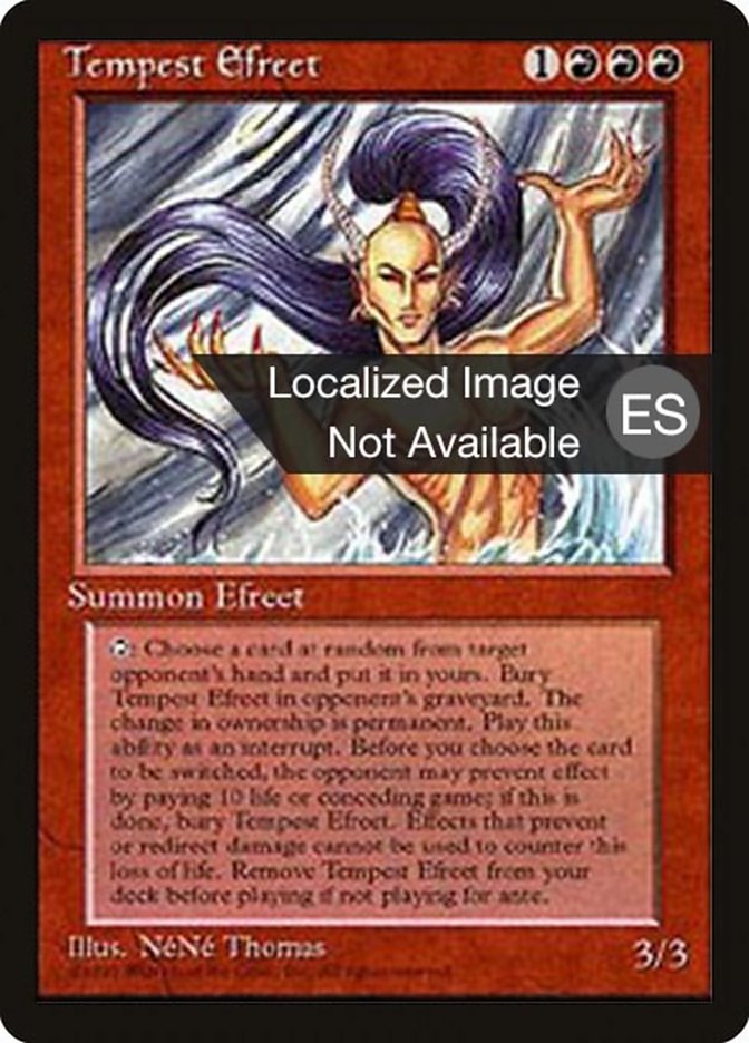 Tempest Efreet [Fourth Edition (Foreign Black Border)] | Tabernacle Games