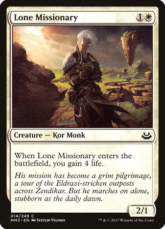 Lone Missionary [Modern Masters 2017] | Tabernacle Games