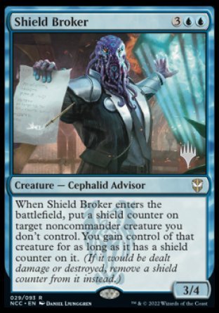 Shield Broker (Promo Pack) [Streets of New Capenna Commander Promos] | Tabernacle Games
