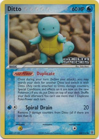 Ditto (64/113) (Stamped) [EX: Delta Species] | Tabernacle Games