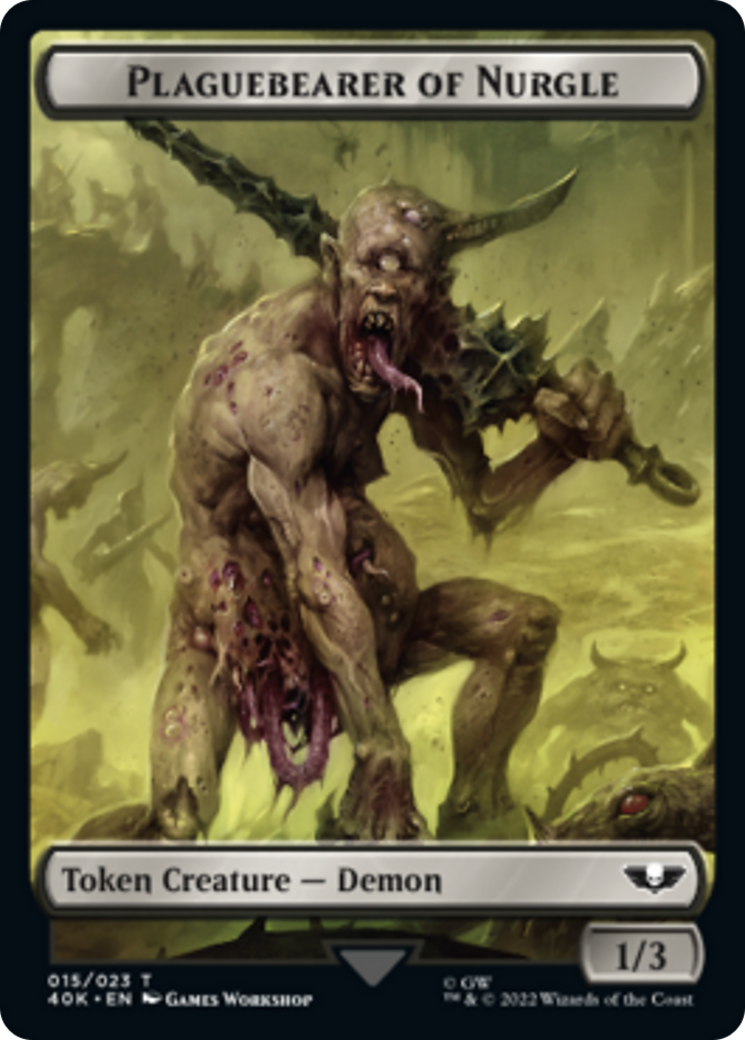 Spawn // Plaguebearer of Nurgle [Universes Beyond: Warhammer 40,000 Tokens] | Tabernacle Games