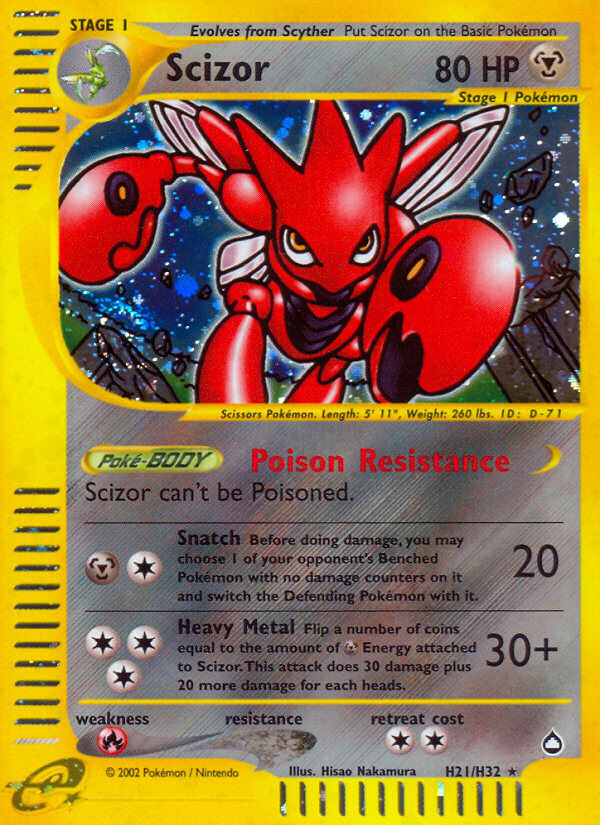 Scizor (H21/H32) [Aquapolis] | Tabernacle Games