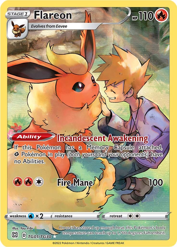 Flareon (TG01/TG30) [Sword & Shield: Brilliant Stars] | Tabernacle Games