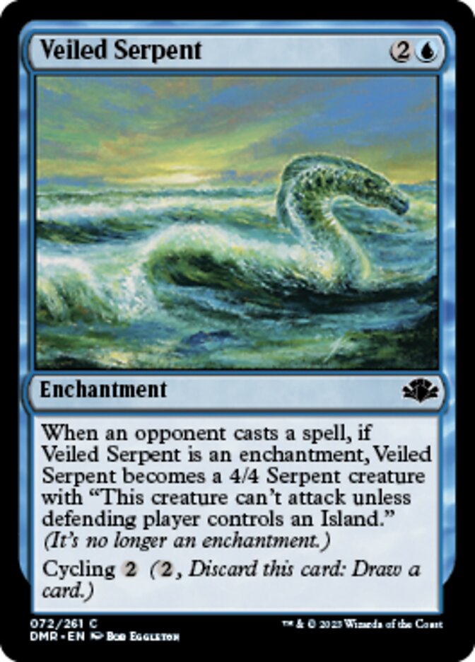 Veiled Serpent [Dominaria Remastered] | Tabernacle Games