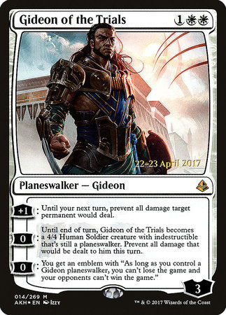 Gideon of the Trials [Amonkhet Promos] | Tabernacle Games