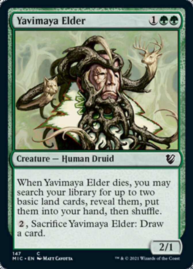 Yavimaya Elder [Innistrad: Midnight Hunt Commander] | Tabernacle Games