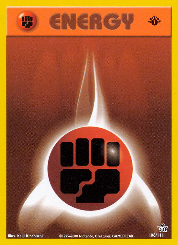 Fighting Energy (106/111) [Neo Genesis 1st Edition] | Tabernacle Games