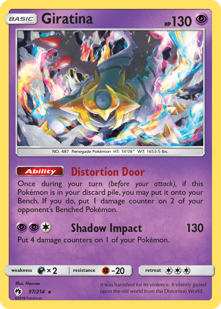 Giratina (97/214) [Sun & Moon: Lost Thunder] | Tabernacle Games