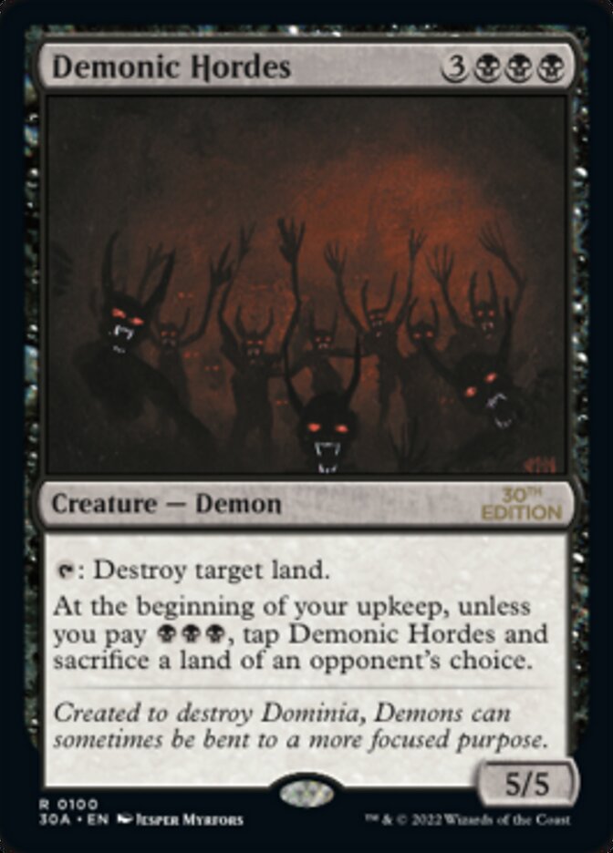 Demonic Hordes [30th Anniversary Edition] | Tabernacle Games