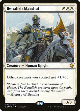 Benalish Marshal [Dominaria] | Tabernacle Games