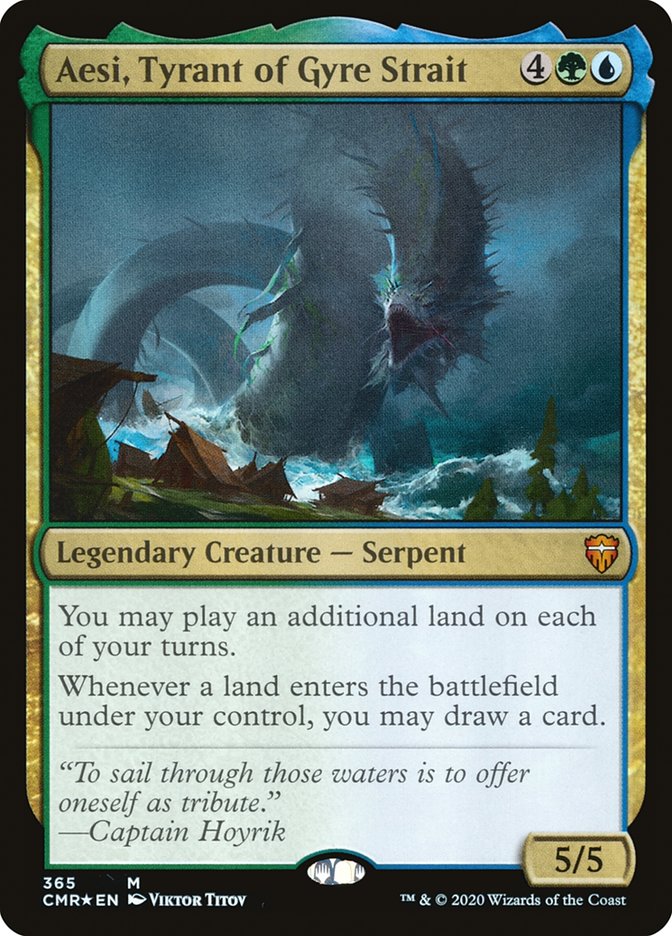 Aesi, Tyrant of Gyre Strait [Commander Legends Commander Deck] | Tabernacle Games