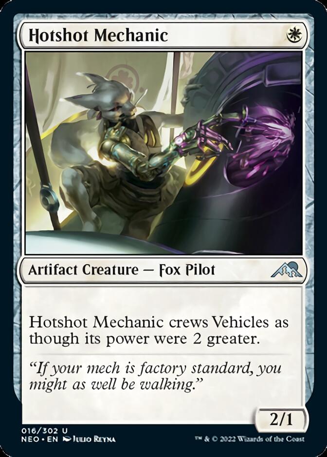 Hotshot Mechanic [Kamigawa: Neon Dynasty] | Tabernacle Games