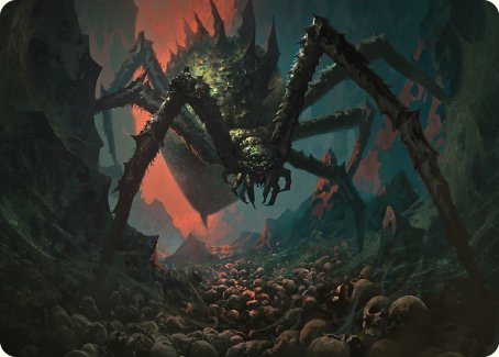 Shelob, Child of Ungoliant Art Card [The Lord of the Rings: Tales of Middle-earth Art Series] | Tabernacle Games