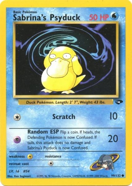 Sabrina's Psyduck (99/132) [Gym Challenge Unlimited] | Tabernacle Games