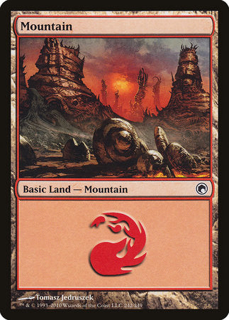 Mountain (242) [Scars of Mirrodin] | Tabernacle Games