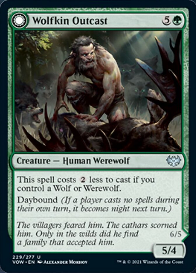 Wolfkin Outcast // Wedding Crasher [Innistrad: Crimson Vow] | Tabernacle Games