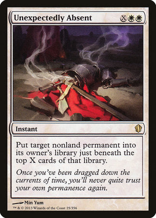 Unexpectedly Absent [Commander 2013] | Tabernacle Games