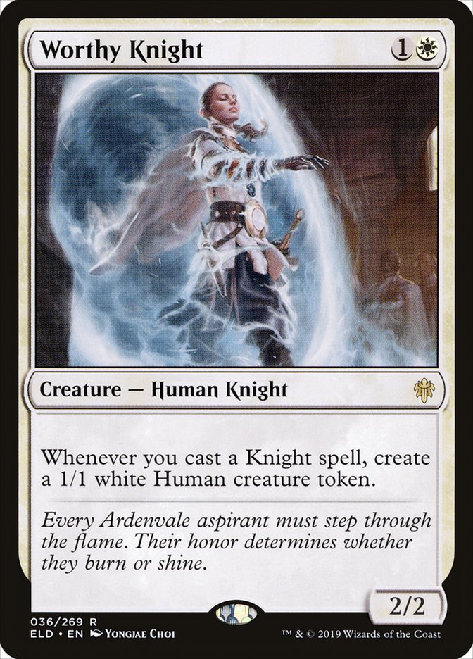 Worthy Knight [Throne of Eldraine] | Tabernacle Games