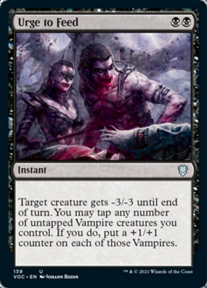 Urge to Feed [Innistrad: Crimson Vow Commander] | Tabernacle Games