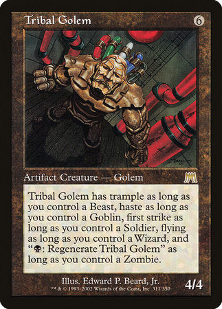 Tribal Golem [Onslaught] | Tabernacle Games