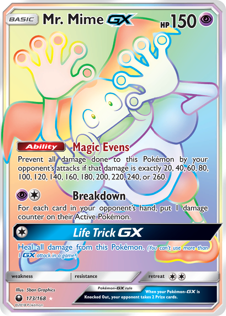 Mr. Mime GX (173/168) [Sun & Moon: Celestial Storm] | Tabernacle Games