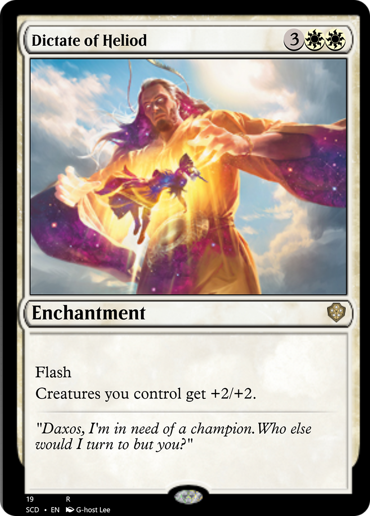 Dictate of Heliod [Starter Commander Decks] | Tabernacle Games