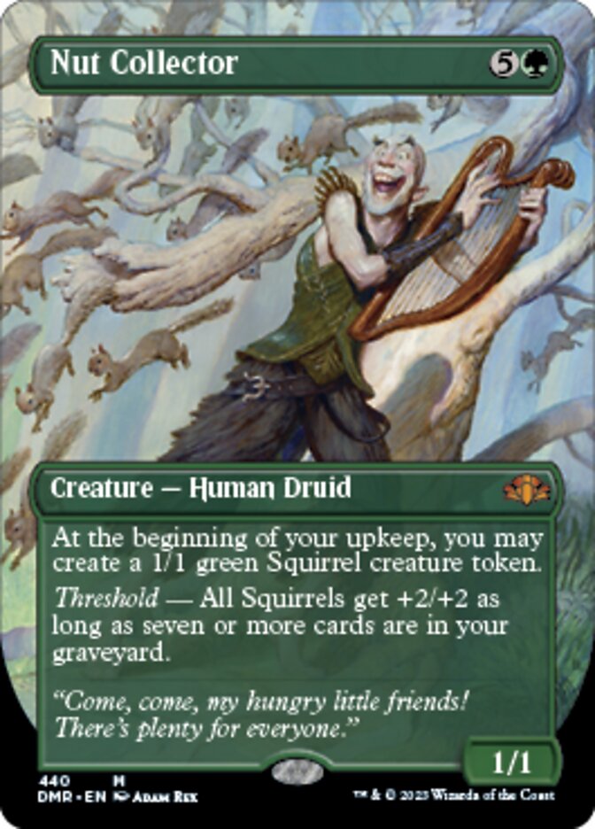 Nut Collector (Borderless Alternate Art) [Dominaria Remastered] | Tabernacle Games