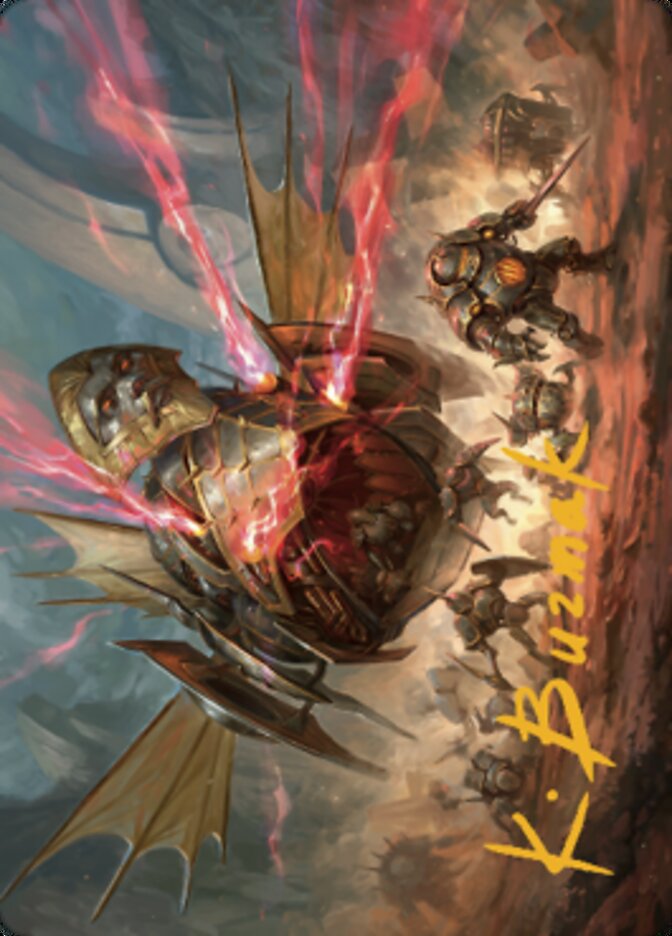 Liberator, Urza's Battlethopter Art Card (Gold-Stamped Signature) [The Brothers' War Art Series] | Tabernacle Games