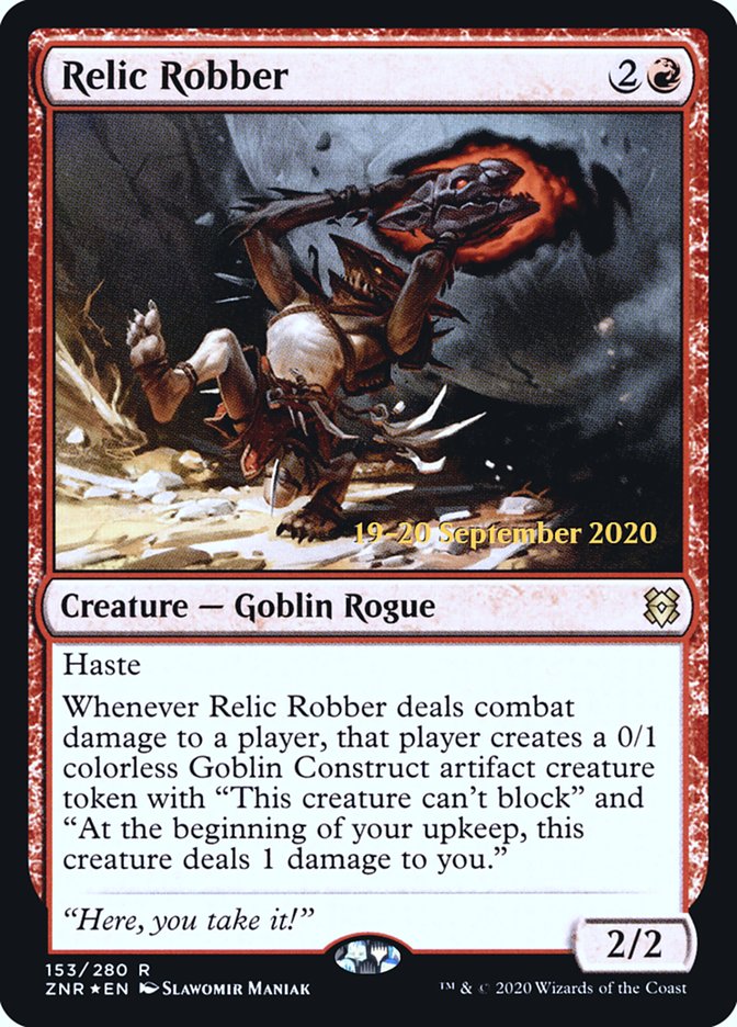 Relic Robber  [Zendikar Rising Prerelease Promos] | Tabernacle Games