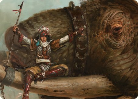 Tuskguard Captain Art Card [Commander Masters Art Series] | Tabernacle Games