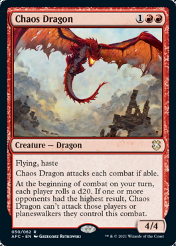 Chaos Dragon [Dungeons & Dragons: Adventures in the Forgotten Realms Commander] | Tabernacle Games