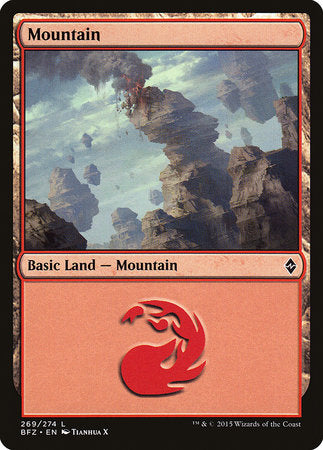 Mountain (269) [Battle for Zendikar] | Tabernacle Games