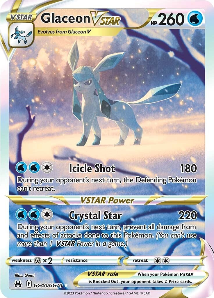 Glaceon VSTAR (GG40/GG70) [Sword & Shield: Crown Zenith] | Tabernacle Games