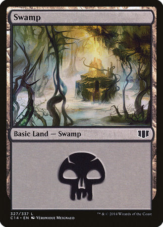 Swamp (327) [Commander 2014] | Tabernacle Games