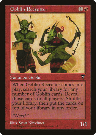 Goblin Recruiter [Visions] | Tabernacle Games