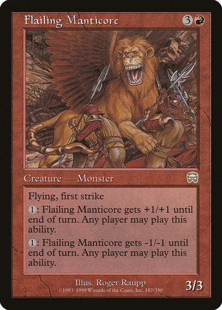 Flailing Manticore [Mercadian Masques] | Tabernacle Games