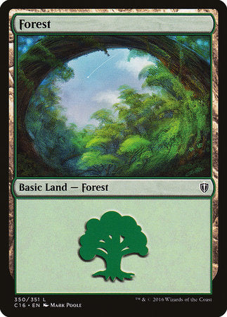 Forest (350) [Commander 2016] | Tabernacle Games