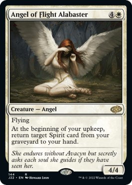 Angel of Flight Alabaster [Jumpstart 2022] | Tabernacle Games