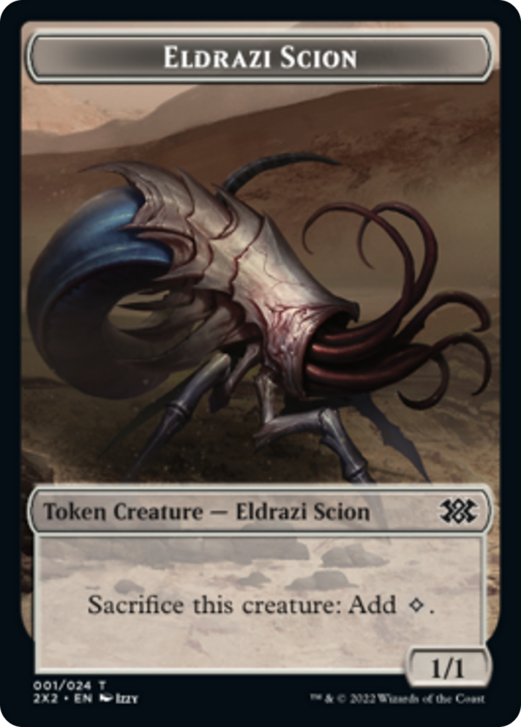 Drake // Eldrazi Scion Double-sided Token [Double Masters 2022 Tokens] | Tabernacle Games