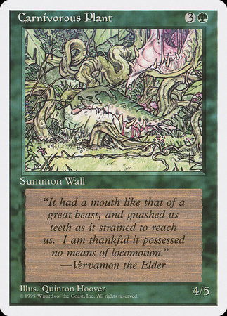 Carnivorous Plant [Fourth Edition] | Tabernacle Games