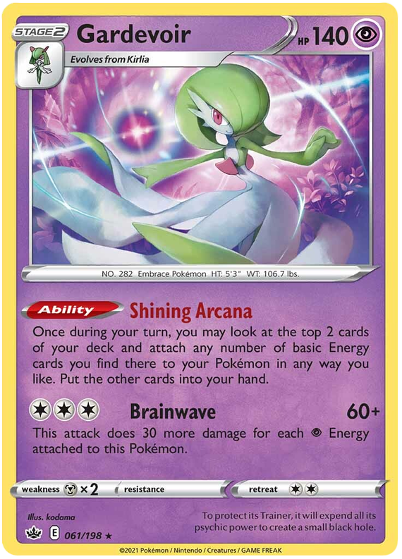 Gardevoir (061/198) (Theme Deck Exclusive) [Sword & Shield: Chilling Reign] | Tabernacle Games