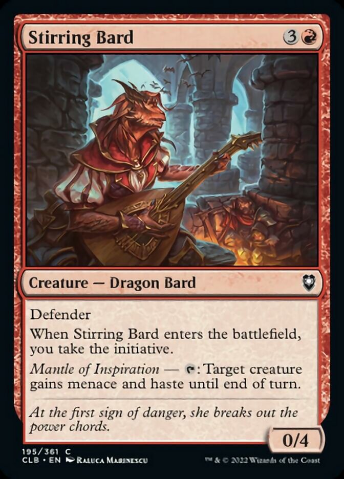 Stirring Bard [Commander Legends: Battle for Baldur's Gate] | Tabernacle Games