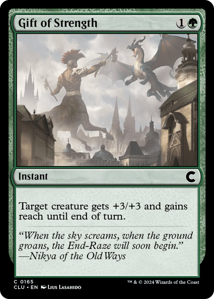 Gift of Strength [Ravnica: Clue Edition] | Tabernacle Games