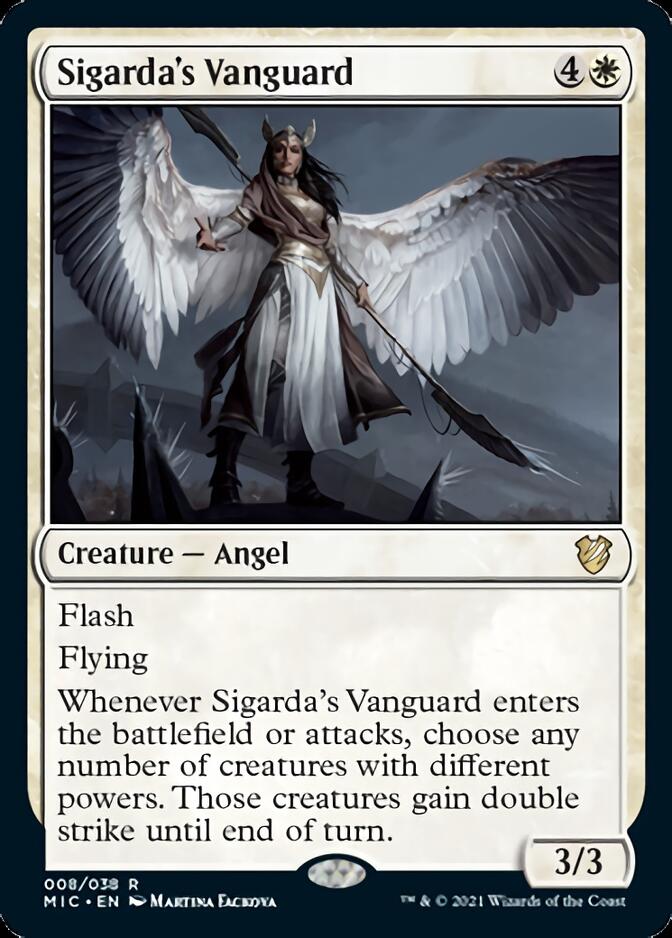 Sigarda's Vanguard [Innistrad: Midnight Hunt Commander] | Tabernacle Games