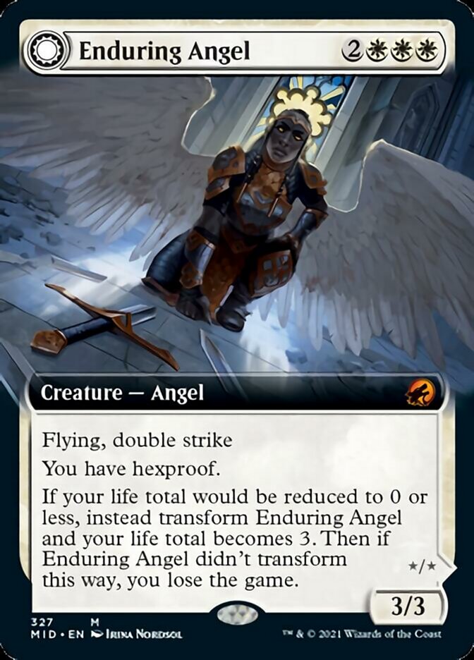 Enduring Angel // Angelic Enforcer (Extended) [Innistrad: Midnight Hunt] | Tabernacle Games
