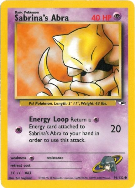 Sabrina's Abra (91/132) [Gym Heroes Unlimited] | Tabernacle Games