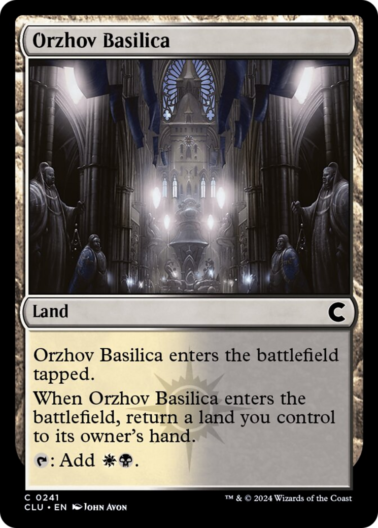 Orzhov Basilica [Ravnica: Clue Edition] | Tabernacle Games